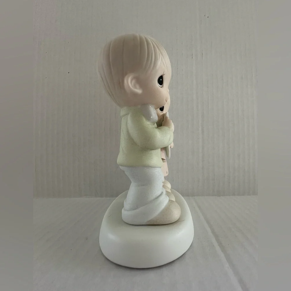 Precious Moments 10th Anniversary Cake Topper - Cream and Pink - Picture 6 of 16